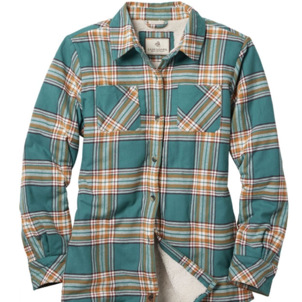 WOMEN'S OPEN COUNTRY SHERPA LINED SHIRT JACKET by Legendary Whitetails - Size XL